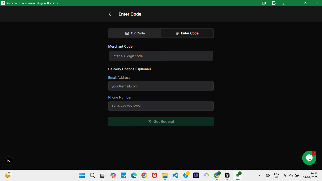 PWA Merchant Code